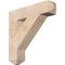 Ekena Millwork Traditional Craftsman Smooth Bracket, Douglas Fir, 5 1/2"W x 26"D x 26"H BKT06X26X26TRA04SDF - alternate 1